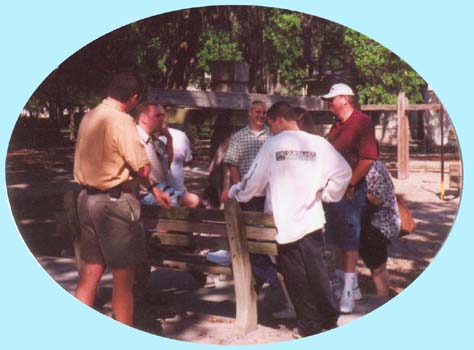 Men talking
